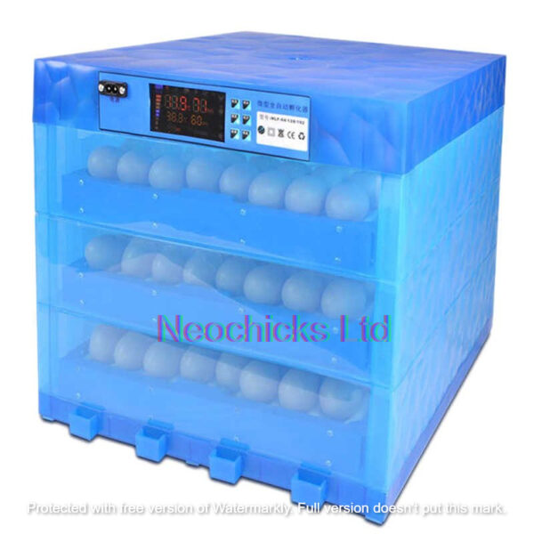 192 Eggs ac dc automatic incubator